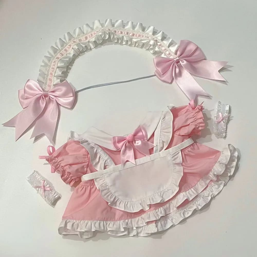 Robe de mariée 40cm, vêtements de poupée en coton, accessoires de poupée, couvre-chef, poupées idole