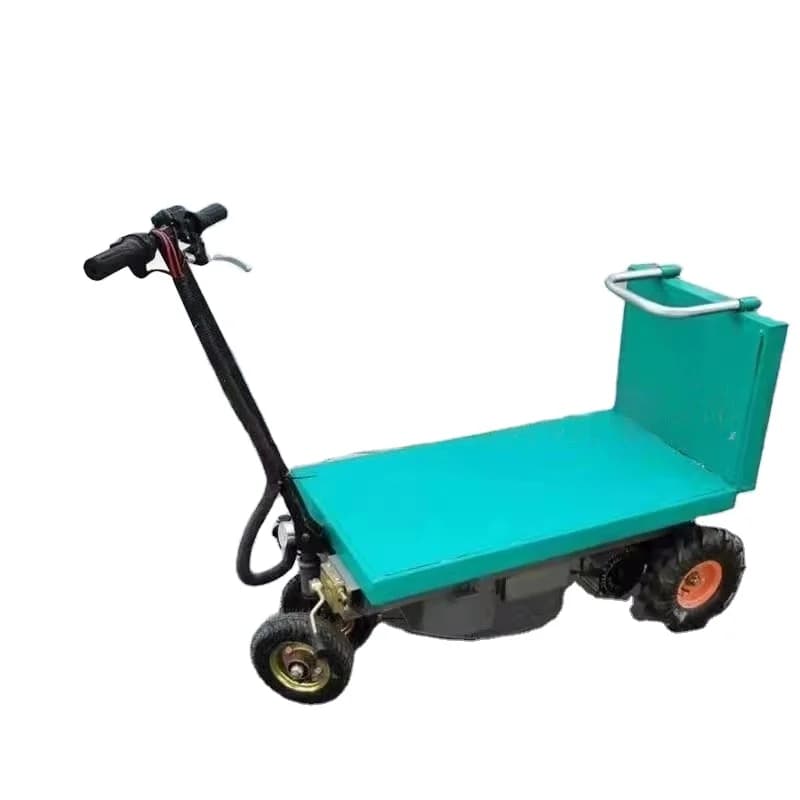 Camions de transport, petites remorques, chariots à main, camions à plateau électrique