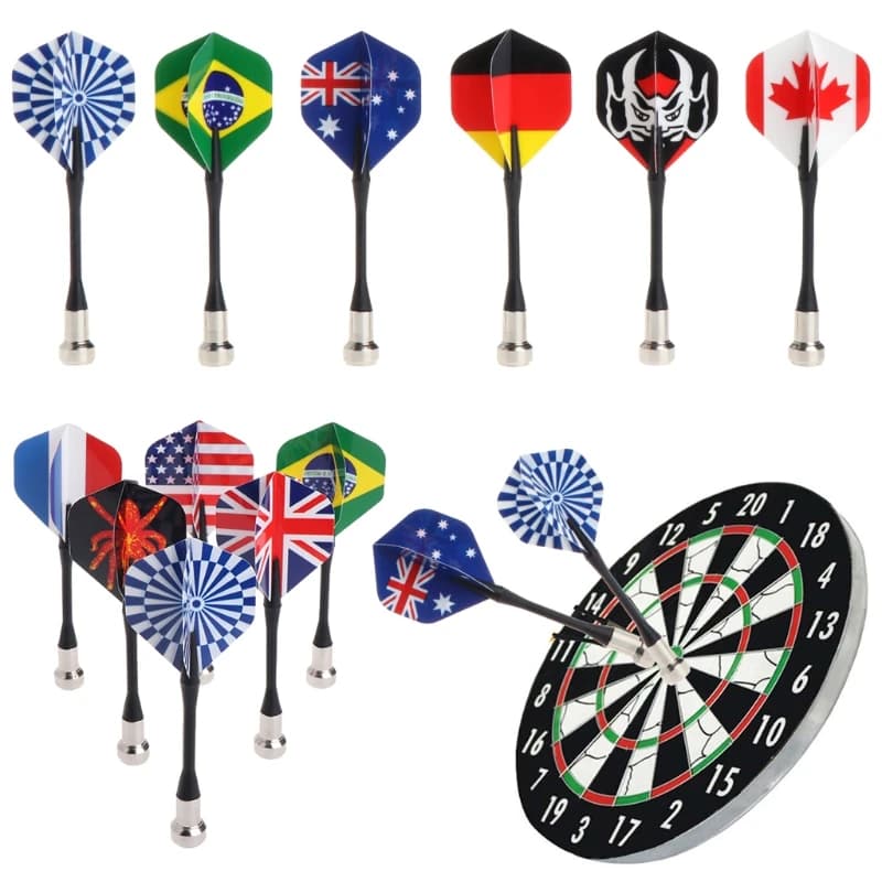 Fléchettes de jeu magnétiques durables, fléchettes de sécurité intégrées, excellentes performances,