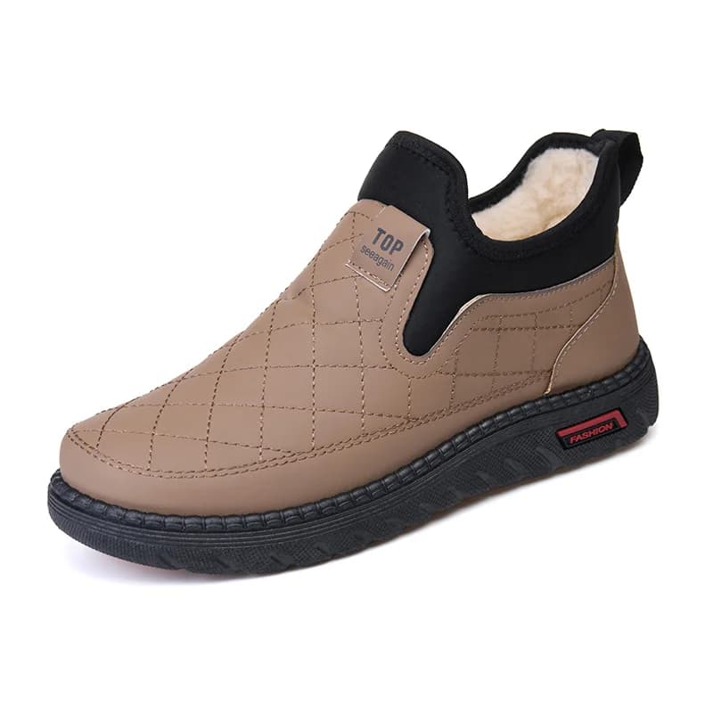 Nouvelles chaussures d'hiver pour femmes, bottes courtes chaudes et confortables en velours, chaussu