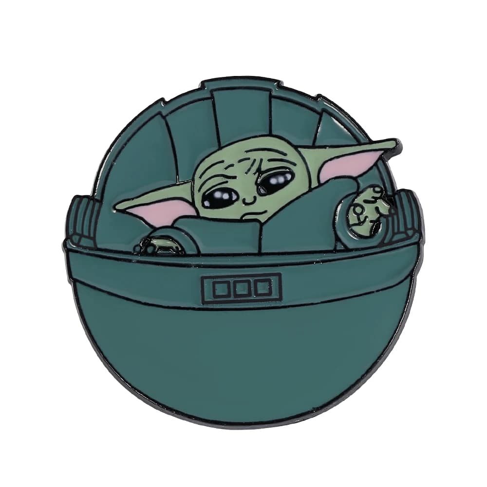 Broche Star War Cosplay pour enfants, insigne de bébé Yoda, broche en émail, vêtements pour enfants,