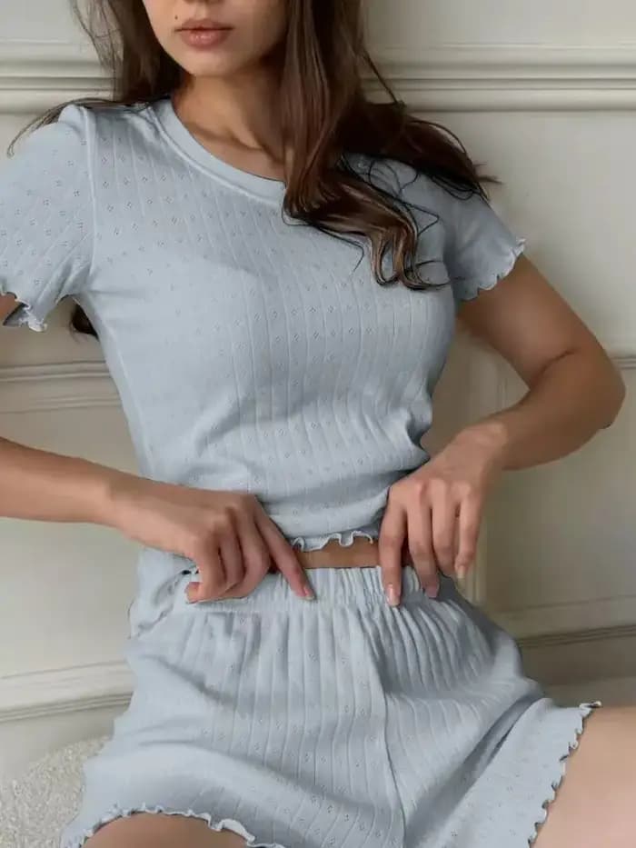 Ensemble pyjama décontracté de Style américain à la mode