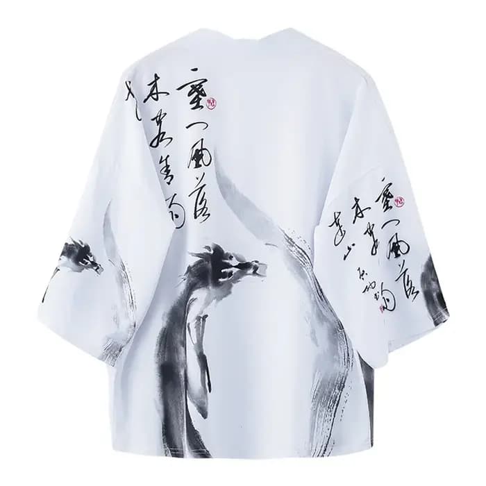 Kimono de Style traditionnel japonais Vintage pour hommes et femmes, vêtements de samouraï, de bonne
