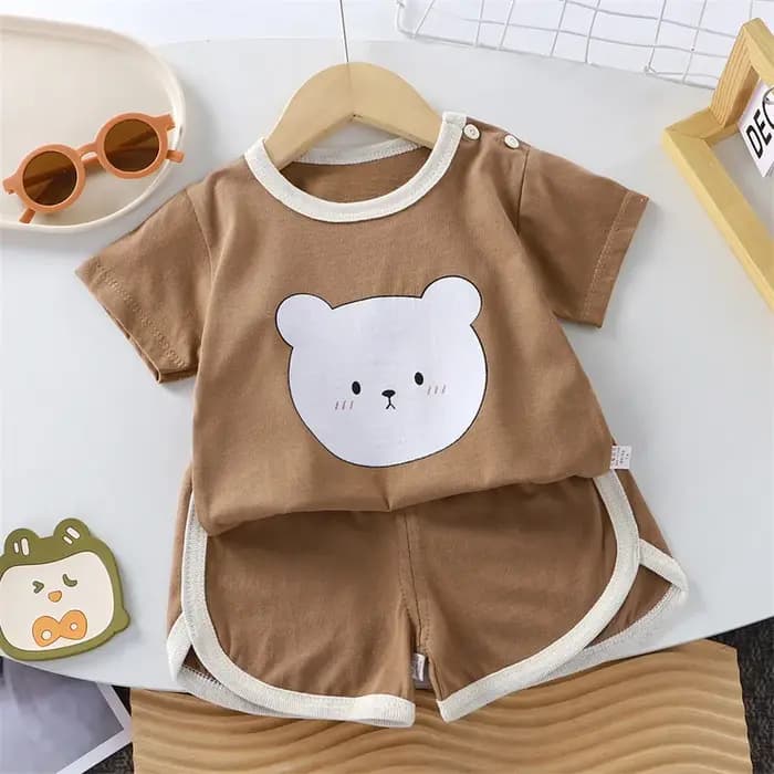 Ensemble de vêtements pour bébé ours mignon