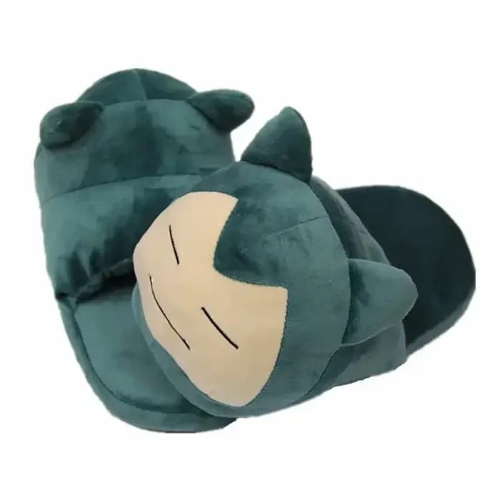 Dessin animé anime Gengar ronflex pantoufles d'hiver fond semelle intérieure souple 280MM chaussures de maison pantoufles épaisses pantoufles confortables antidérapantes