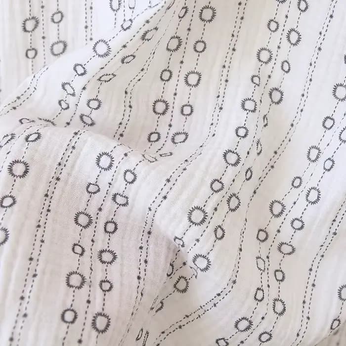 Chemise de nuit en crêpe de coton pur pour femmes