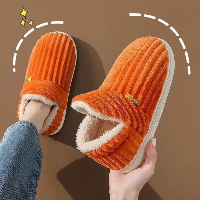 Pantoufles d'hiver en fourrure pour femmes et hommes, nouvelles pantoufles chaudes à la mode, chevil