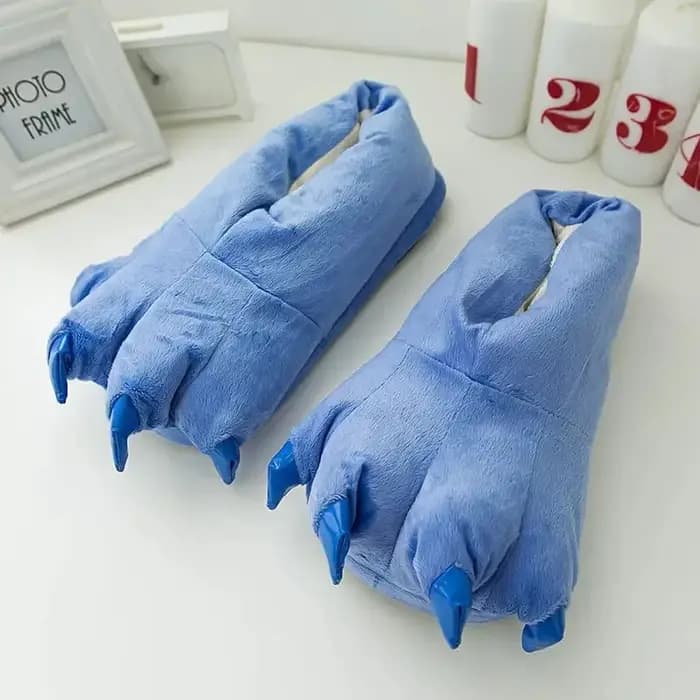 ! Pantoufles de dessin animé point griffe d'animal Kigurumi Onesies pyjamas chaussures enfants adultes Kawaii pattes drôles décontracté Cosplay accessoire tenue de fête