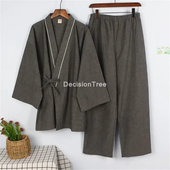 2023 pyjamas hommes vêtements de nuit kimono japonais