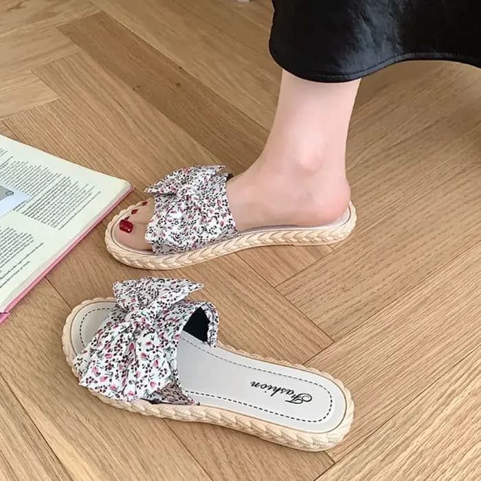Pantoufles de plage décontractées Style bohémien pour femmes