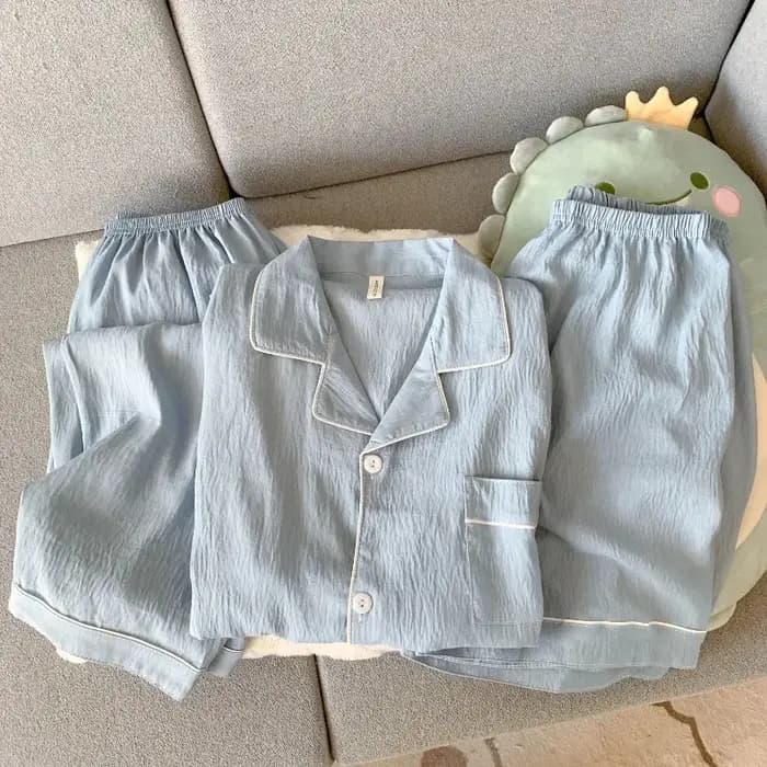 Pyjama trois pièces pour homme printemps/été - ensemble confortable de pantalon et short à manches courtes pouvant être porté à l'extérieur