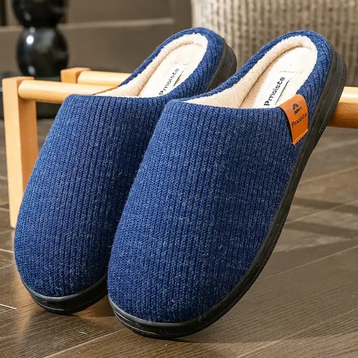 Pantoufles à coussin en mousse à mémoire de forme pour hommes