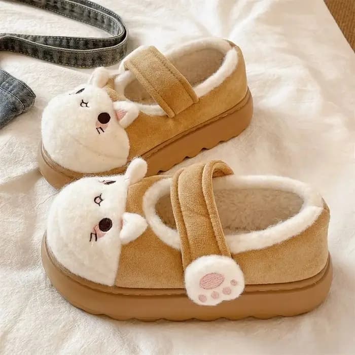 Chaussures patte de chat de dessin animé pour femmes