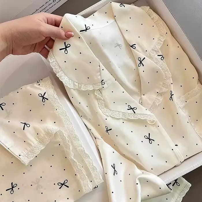 Pyjama pantalon à manches longues