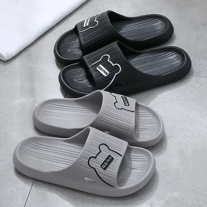 Grande taille 46 47 hommes pantoufles salle de bain diapositives antidérapantes femmes maison chaussures décontractées été plage sandales Couple en plein air tongs