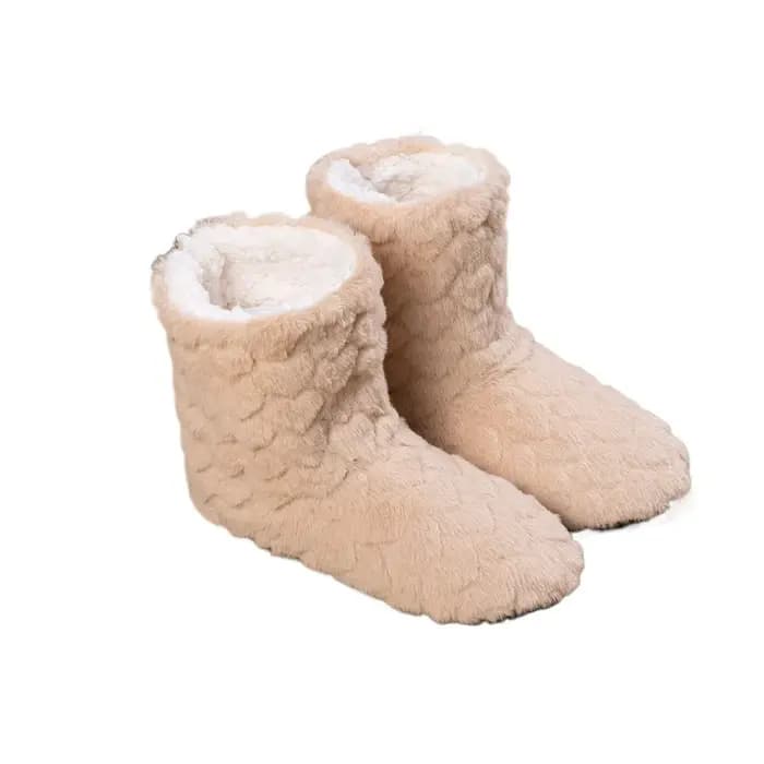 Chaussettes pantoufles douces et moelleuses pour femmes, en polaire antidérapante, pour l'intérieur,