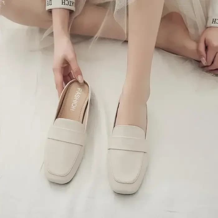Baotou-Demi-pantoufles d'été pour femmes