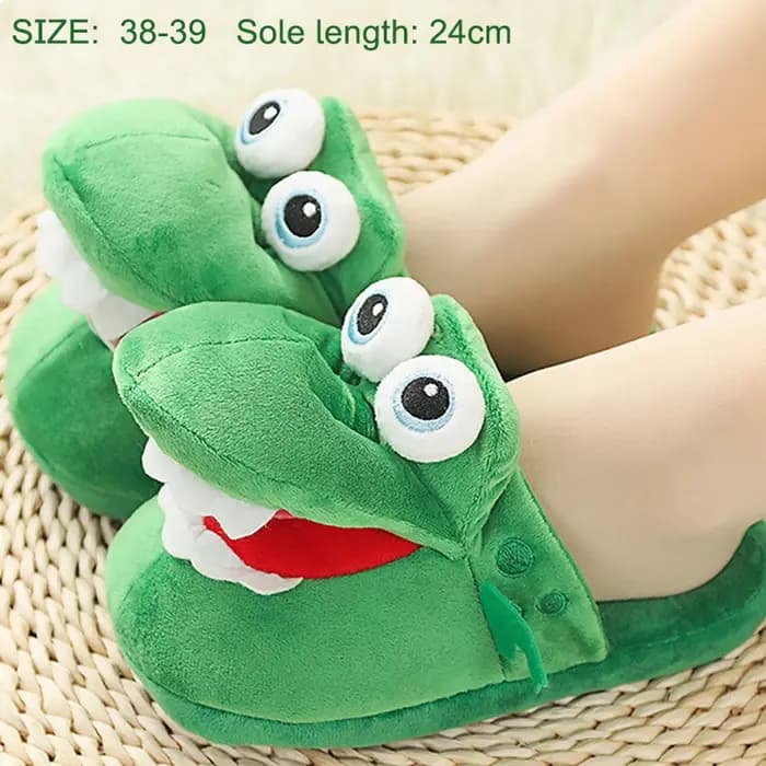 Homme femmes pantoufle 2025 hiver bouche ouverture maison pantoufle chaussures Crocodile pantoufles