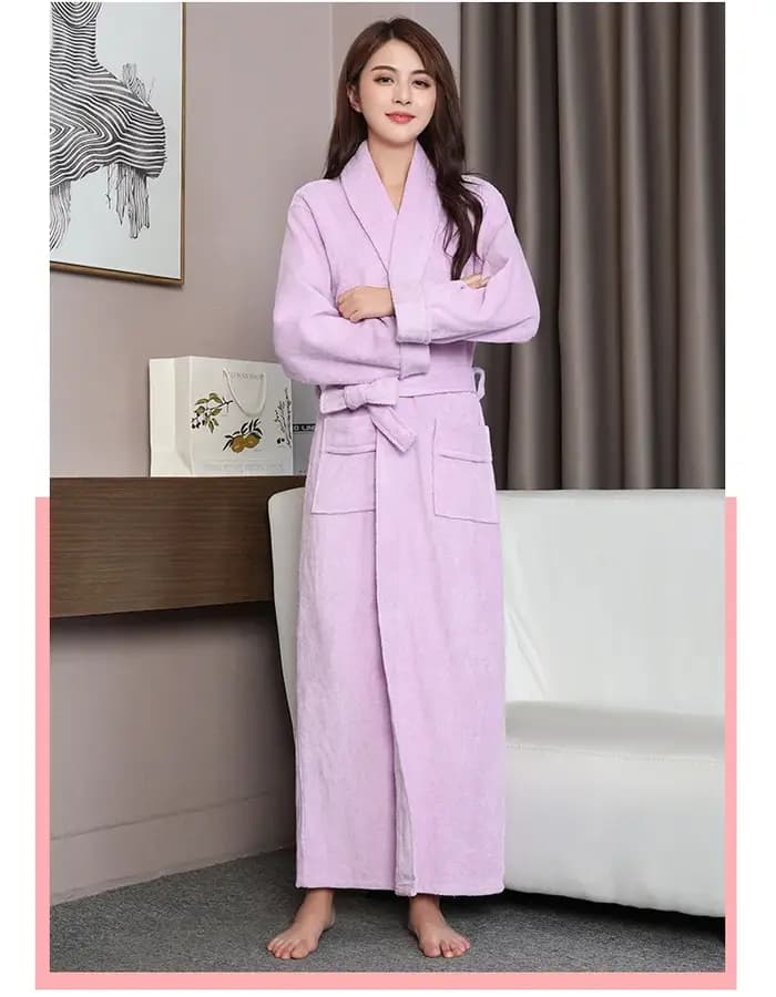 100% coton Robe éponge