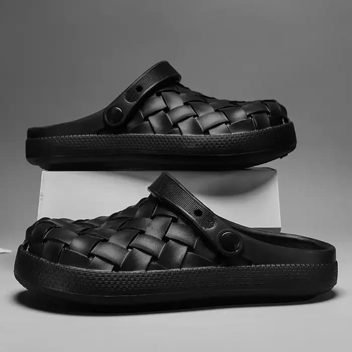 Été nouveaux hommes mode confortable doux lumière pantoufles décontractées sandales maison en plein air bord de mer