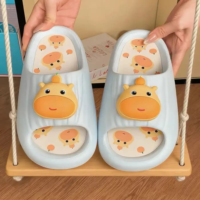 Mignonnes pantoufles antibactériennes d'été pour l'intérieur et l'extérieur