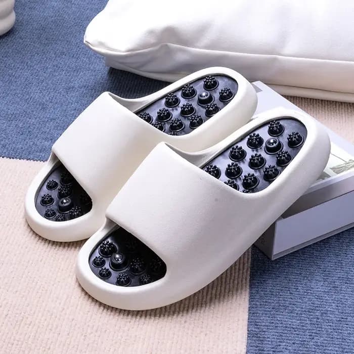 Sandales de massage antidérapantes pour la maison et la salle de bain, style décontracté d'été, conf