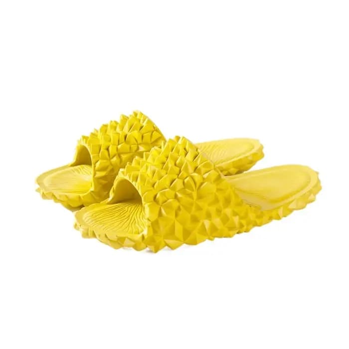 Décontracté drôle créatif Durian pantoufles anti-dérapant maillots de bain appartements