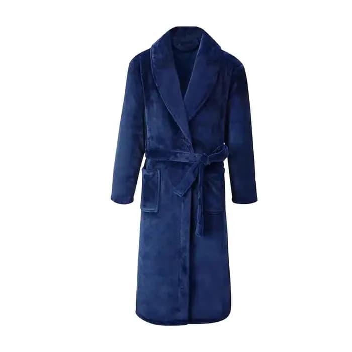 Peignoir de bain à revers pour hommes et femmes