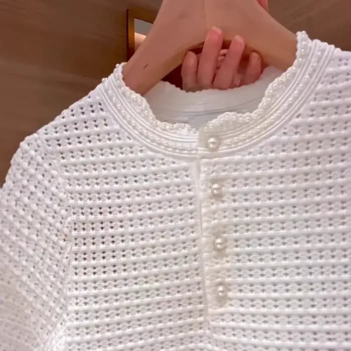 Ensemble robe florale de style français pour femme