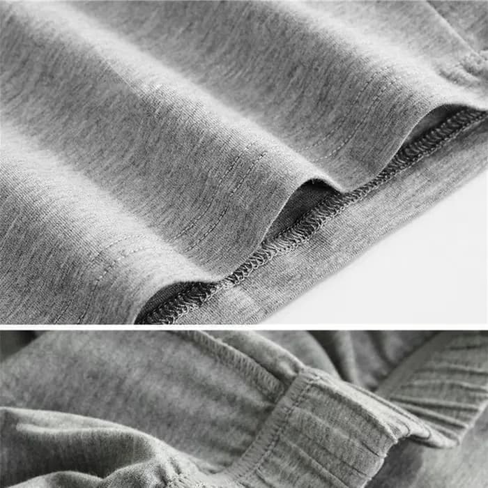Maison pyjama Shorts hommes vêtements de nuit Sexy élastique sommeil bas coton confortable respirant boxeurs décontracté mâle solide caleçon