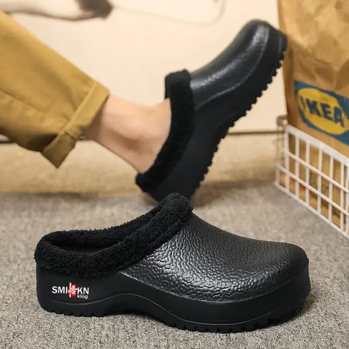 Pantoufles d'hiver pour hommes