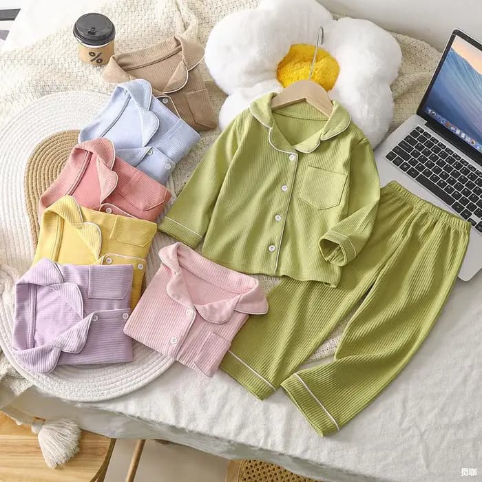 Ensemble de pyjama à manches longues pour garçon et fille
