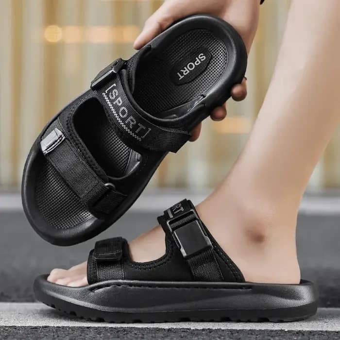 Nouveauté homme pantoufles léger marche demi-chaussures confortable hommes décontracté demi glisser antidérapant extérieur mâle Cool sandales