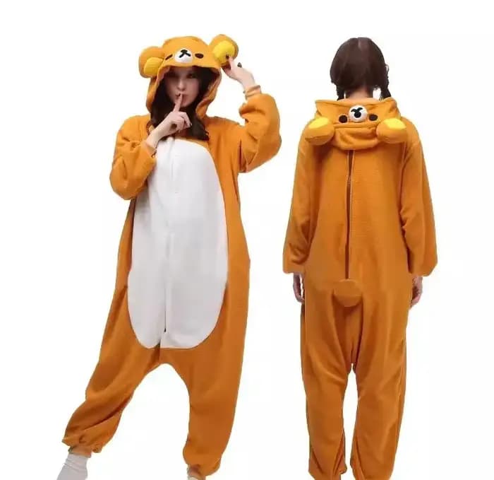 Pyjama ours relaxant pour adultes