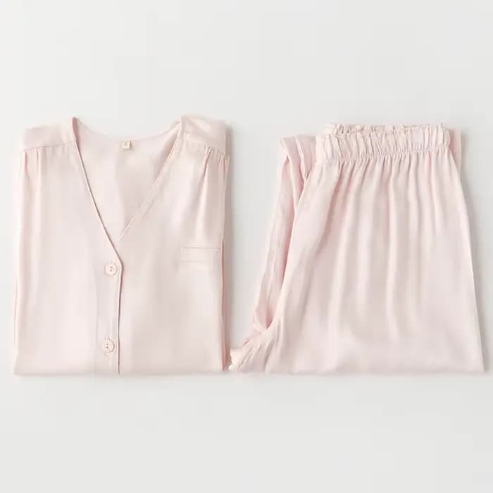 Ensemble pyjama élégant en Satin soyeux pour femmes