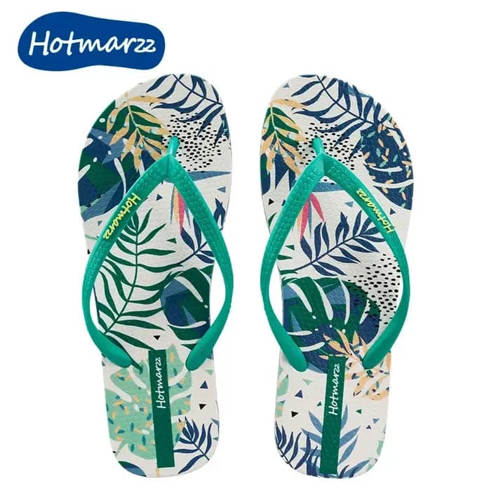 Pantoufles de plage coordonnantes à chevrons pour femmes