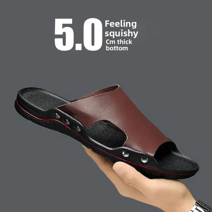 Pantoufles de luxe à enfiler pour hommes