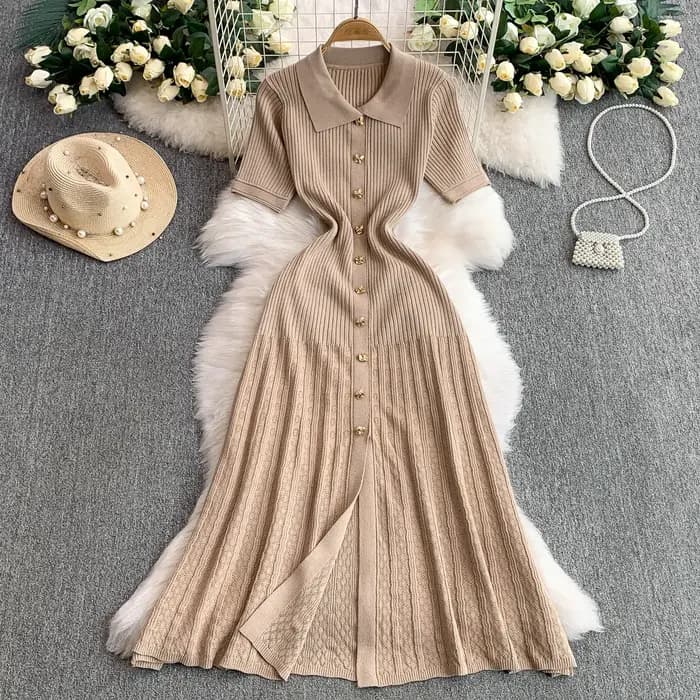 Robes De tempérament tricotées pour femmes