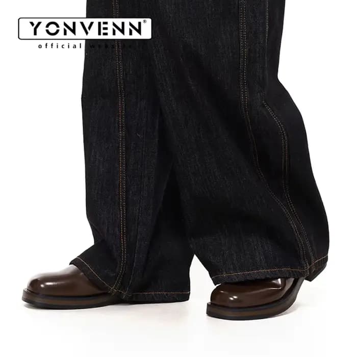 Nouvelles mules en cuir marron pour hommes