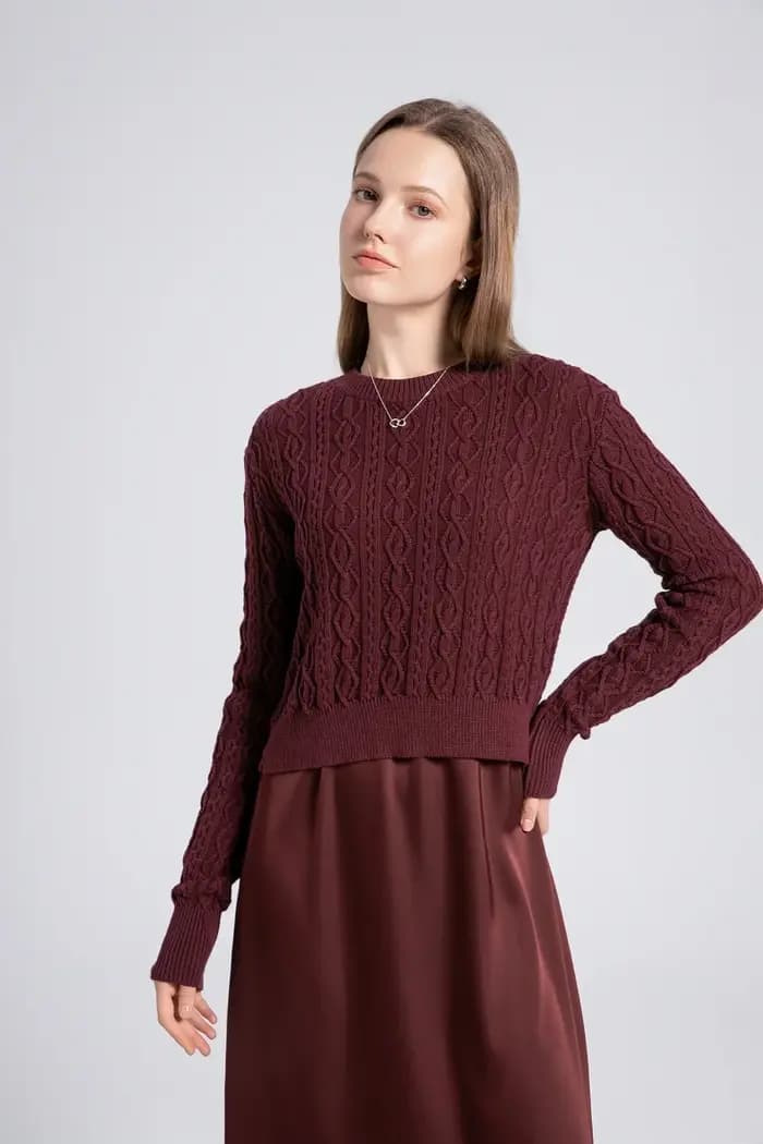 Robe à Fermeture Éclair en Modal Doux pour Femme