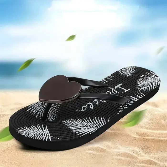 Maison pantoufle femmes coeur amour nuage sandales été tongs plage diapositives décontracté