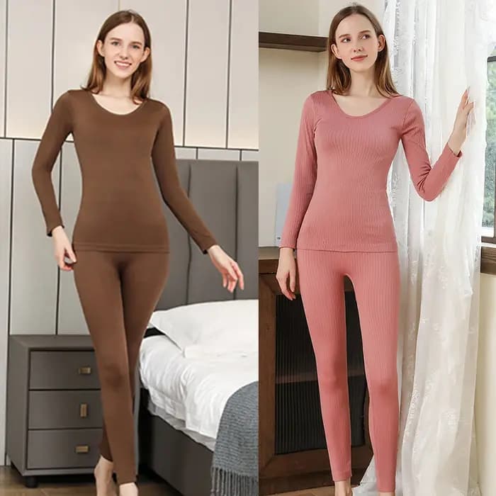 1 ensemble de sous-vêtements thermiques chauds
