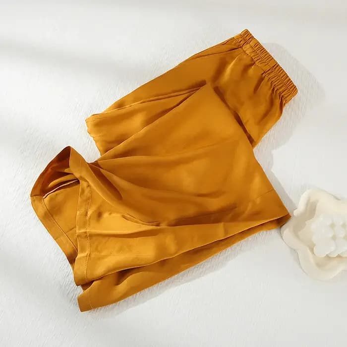 Pantalon de pyjama en Satin pour femmes