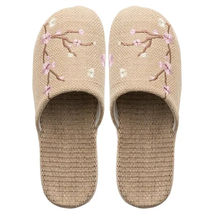Pantoufles d'intérieur en lin de style chinois pour femmes et hommes