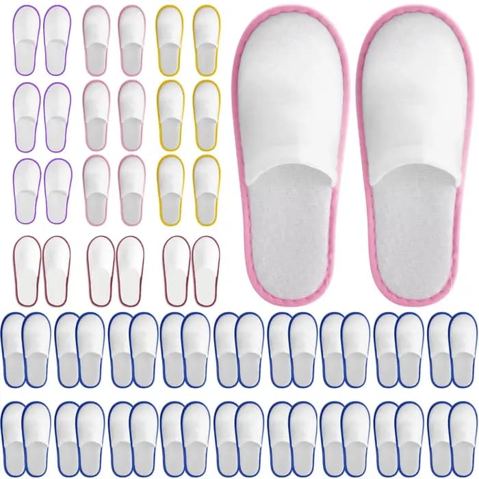 20-80 paires de chaussons jetables pour invités