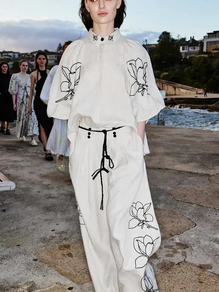 Ensembles de salon en coton et lin pour femmes