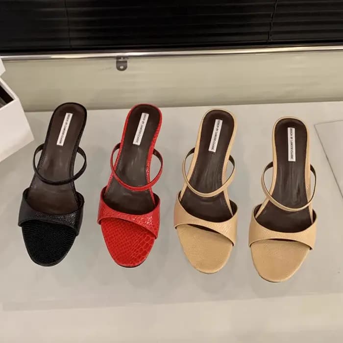 SUOJIALUN 2025 été nouvelle marque femmes pantoufle mode peu profond sans lacet bout ouvert dames diapositives mince talon bas robe pompes chaussures