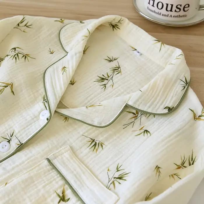 Pyjama en Crêpe de Coton pour Femme