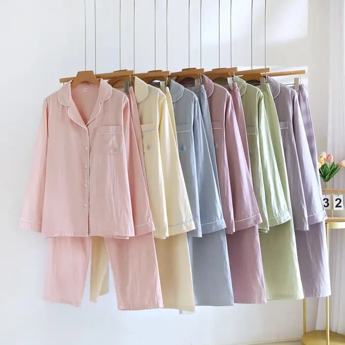 Pyjama en gaze de coton pur