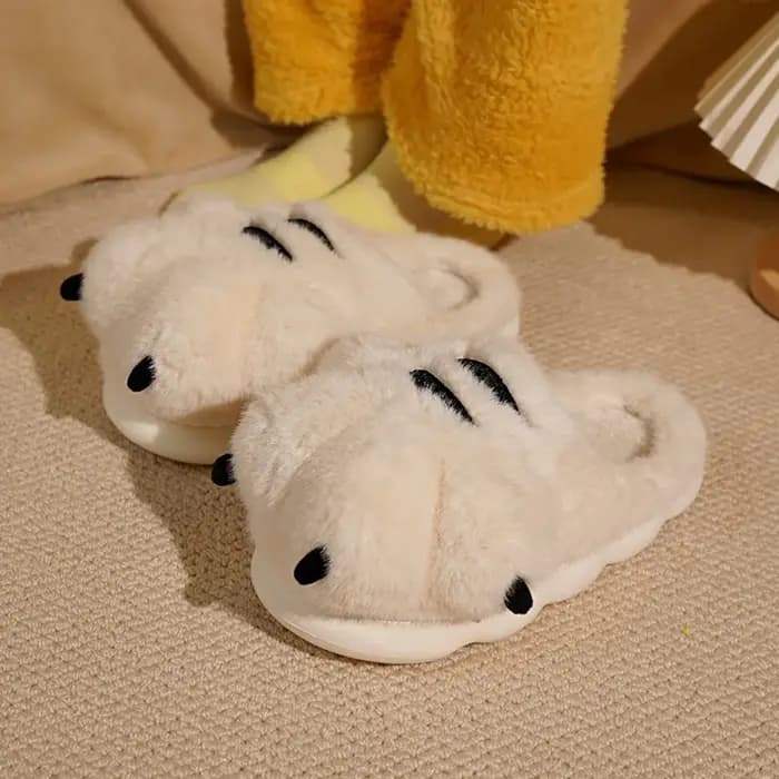 Chaussons de maison en peluche mignons pour femmes